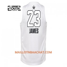 Maillot NBA Cleveland Cavaliers LeBron James  23 2018 All-Star Jordan Brand Blanc Swingman - Enfant